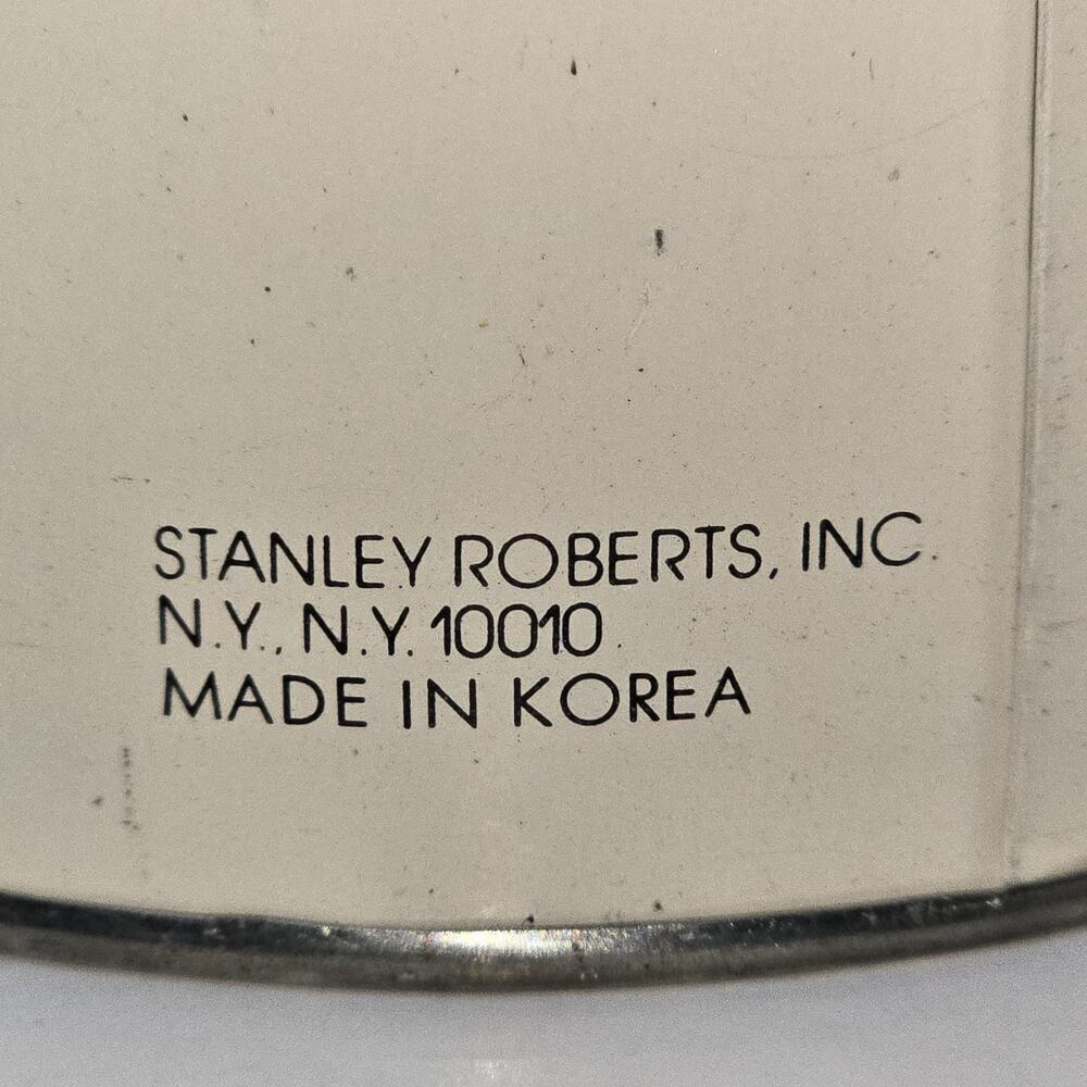 Vintage Stanley Roberts Spectrum Flatware Canister – Mid Century Modern Striped - Picture 5 of 14
